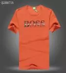 2019U boss t shirt hommes vetehommests pas cher 5726 orange